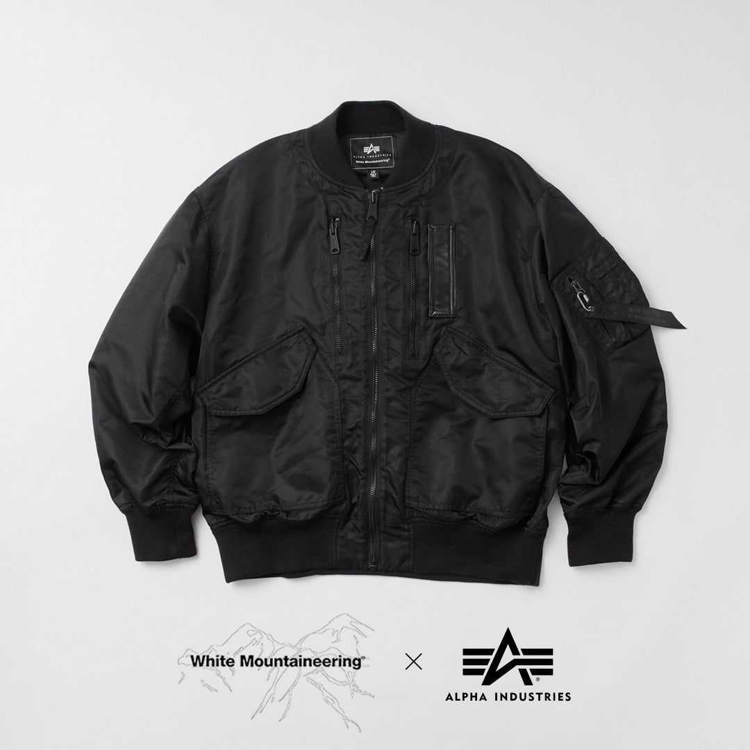 WHITE MOUNTAINEERING(ホワイトマウンテニアリング) アルファインダストリーズコラボ MA-1ジャケット