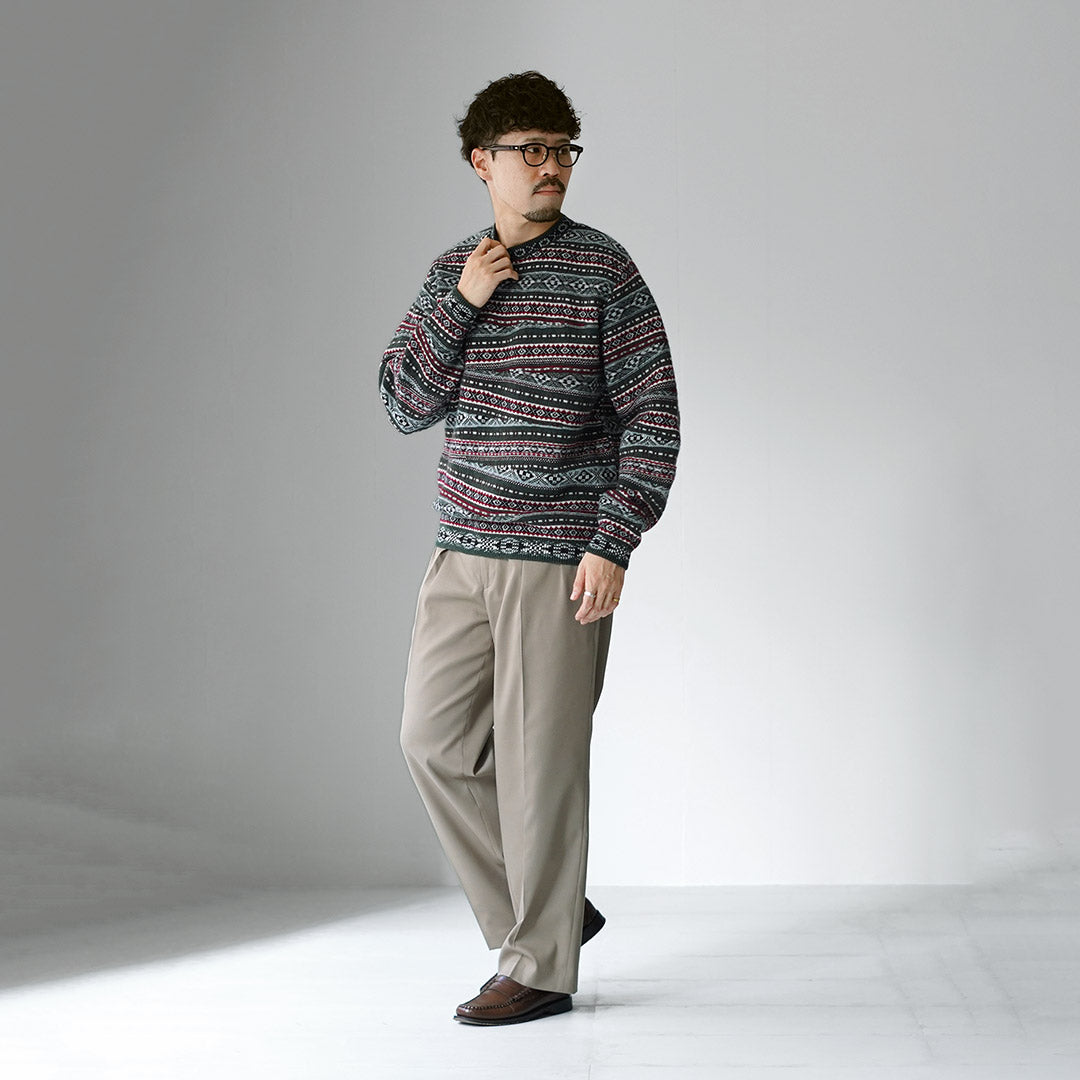 COOHEM(コーヘン) クレイジー フェアアイル ニットプルオーバー M