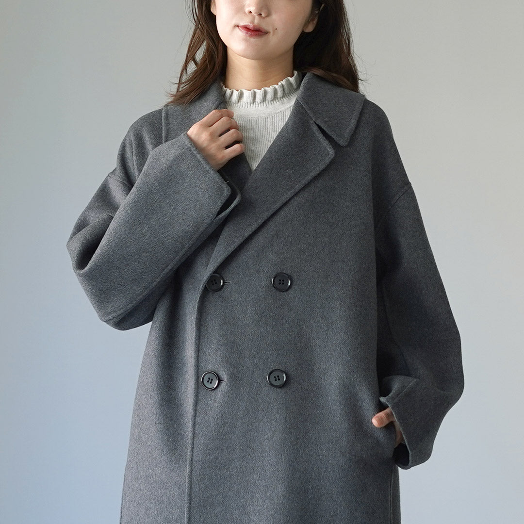 【20%OFF】LE GLAZIK(ル グラジック) ダブルブレスト リバーコート 2025年モデル
