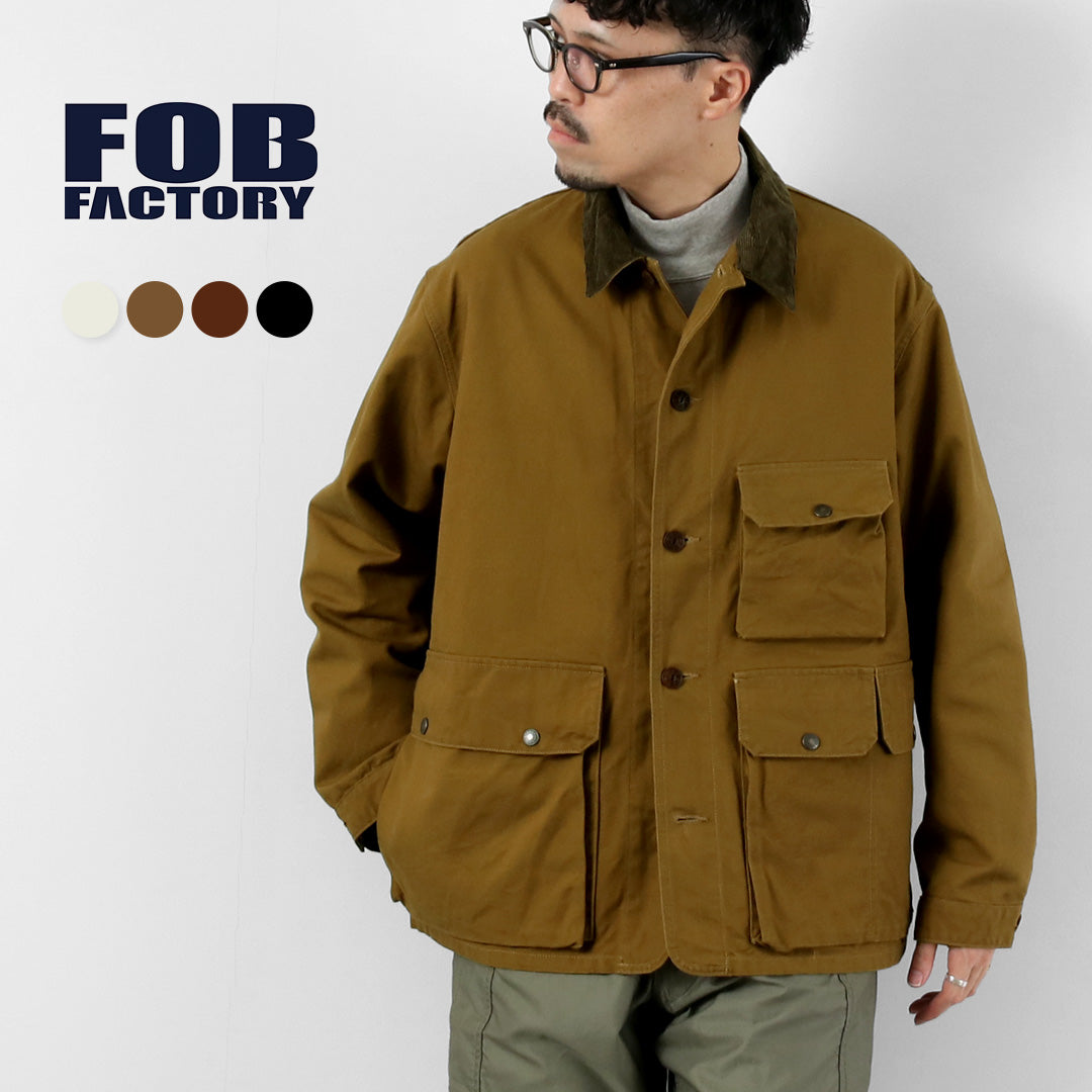 FOB FACTORY(FOBファクトリー) F2458 ダック ハンティングジャケット