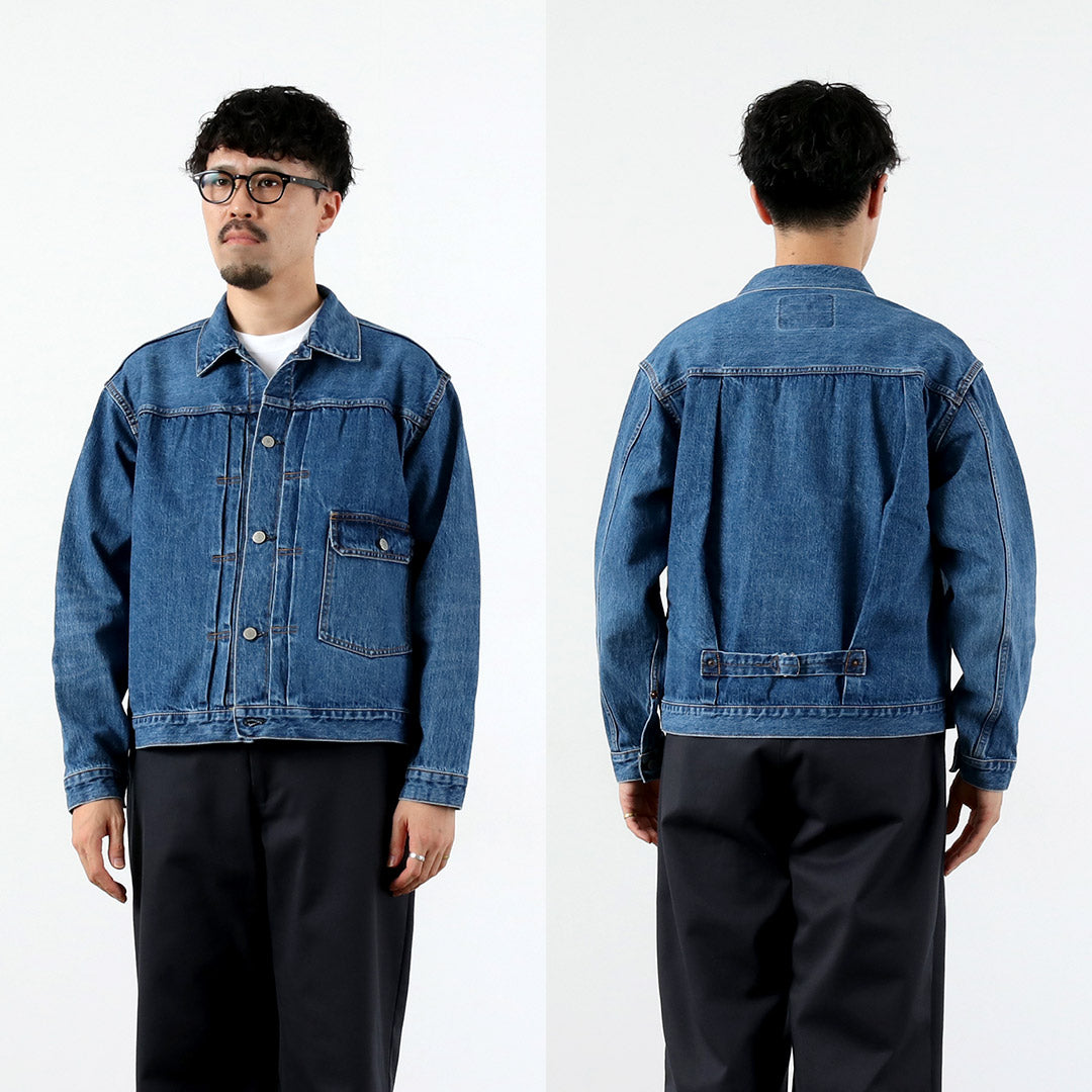 ORDINARY FITS(オーディナリーフィッツ) デニムジャケット 1stタイプ ユーズド