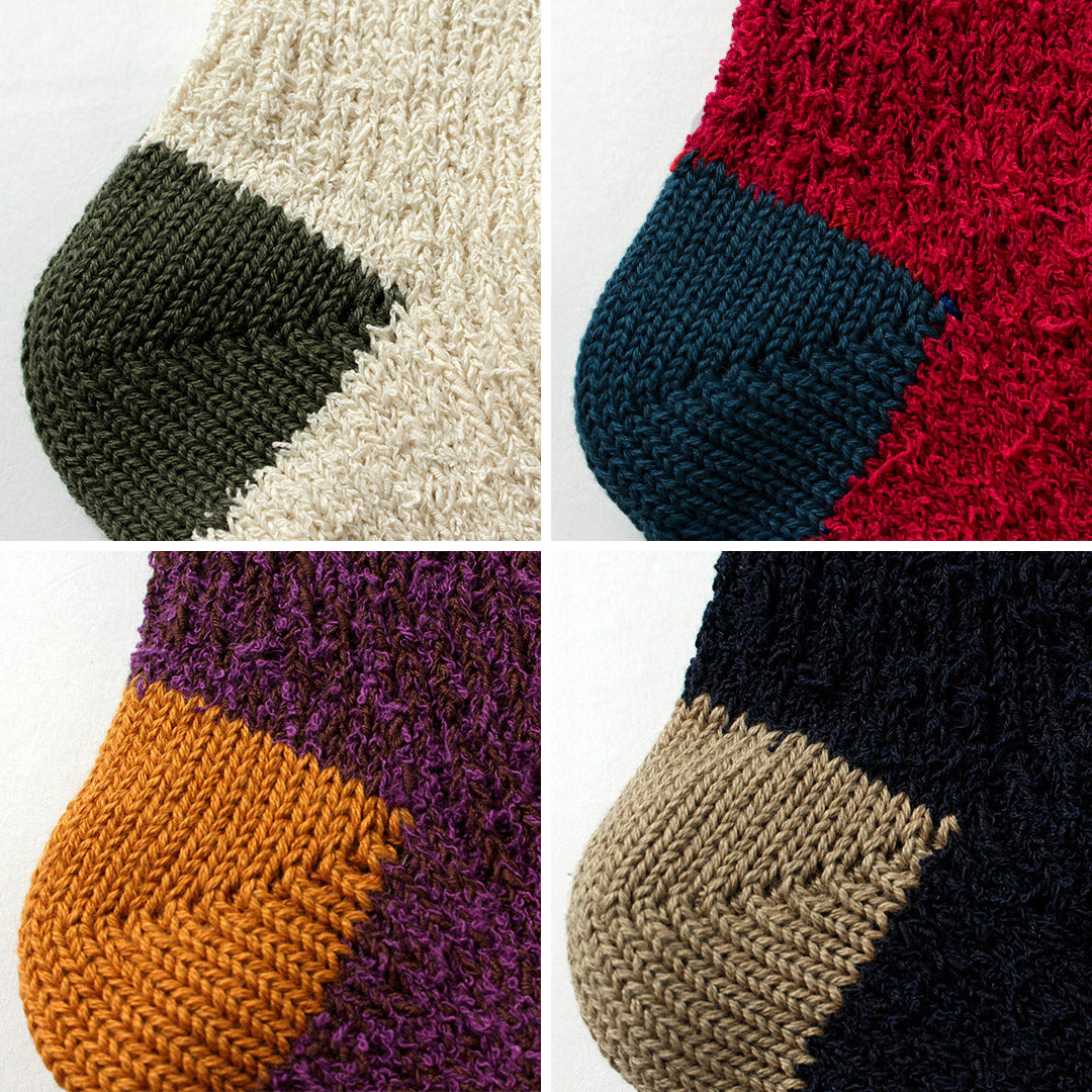 DECKA QUALITY SOCKS(デカ) テクスチャード マルチカラーコットン ソックス