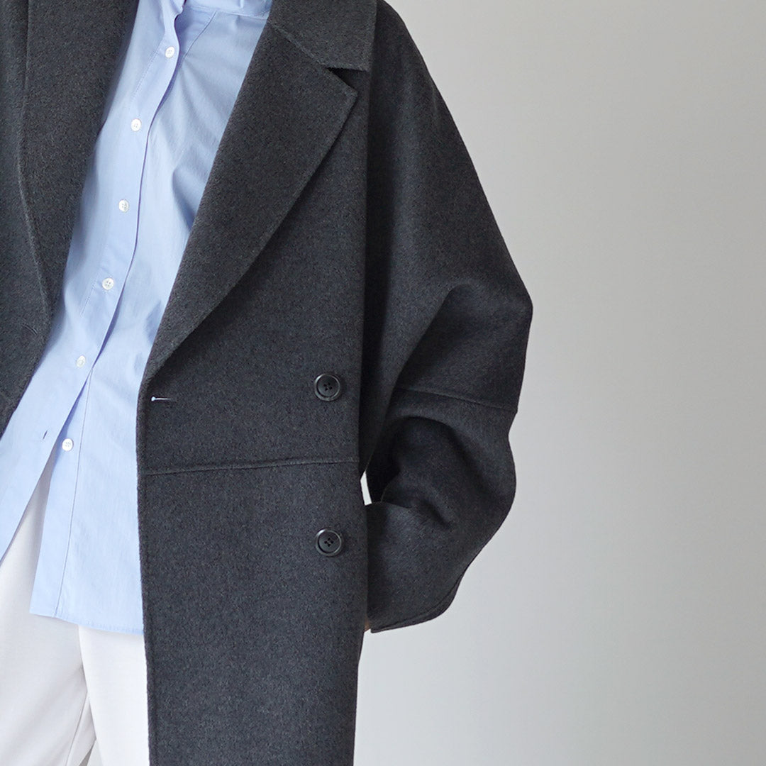 YENN(イェン) ダブル フェイス ピーコート