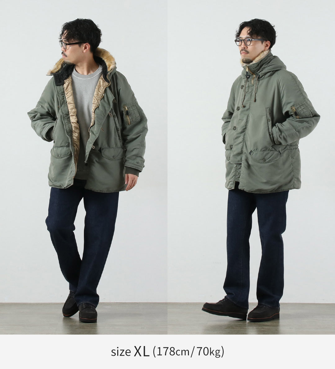 REMI RELIEF(レミレリーフ) 別注 リサイクルナイロンツイル N-3B エコファー