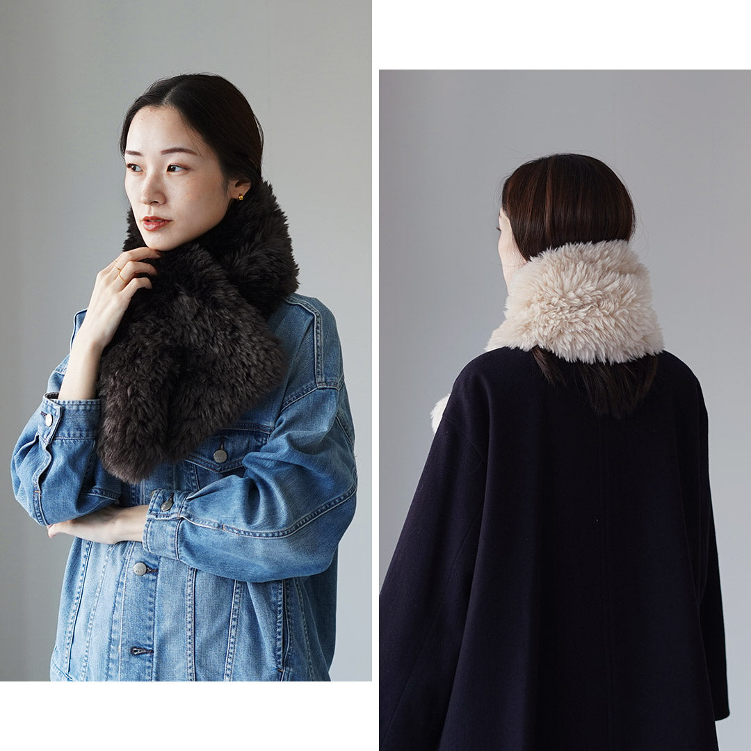 ATELIER BRUGGE(アトリエブルージュ) エコファー ストール