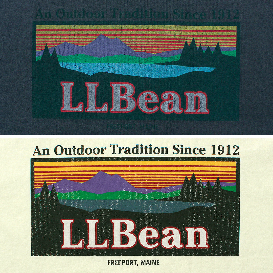 L.L.BEAN(エルエルビーン) モリル ショートスリーブ カタディンロゴ Tシャツ