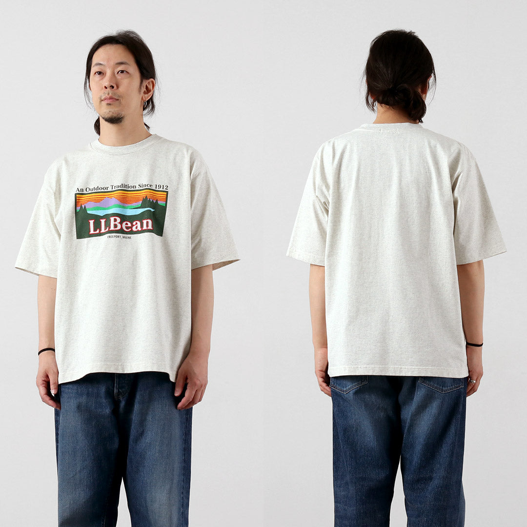 L.L.BEAN(エルエルビーン) モリル ショートスリーブ カタディンロゴ Tシャツ
