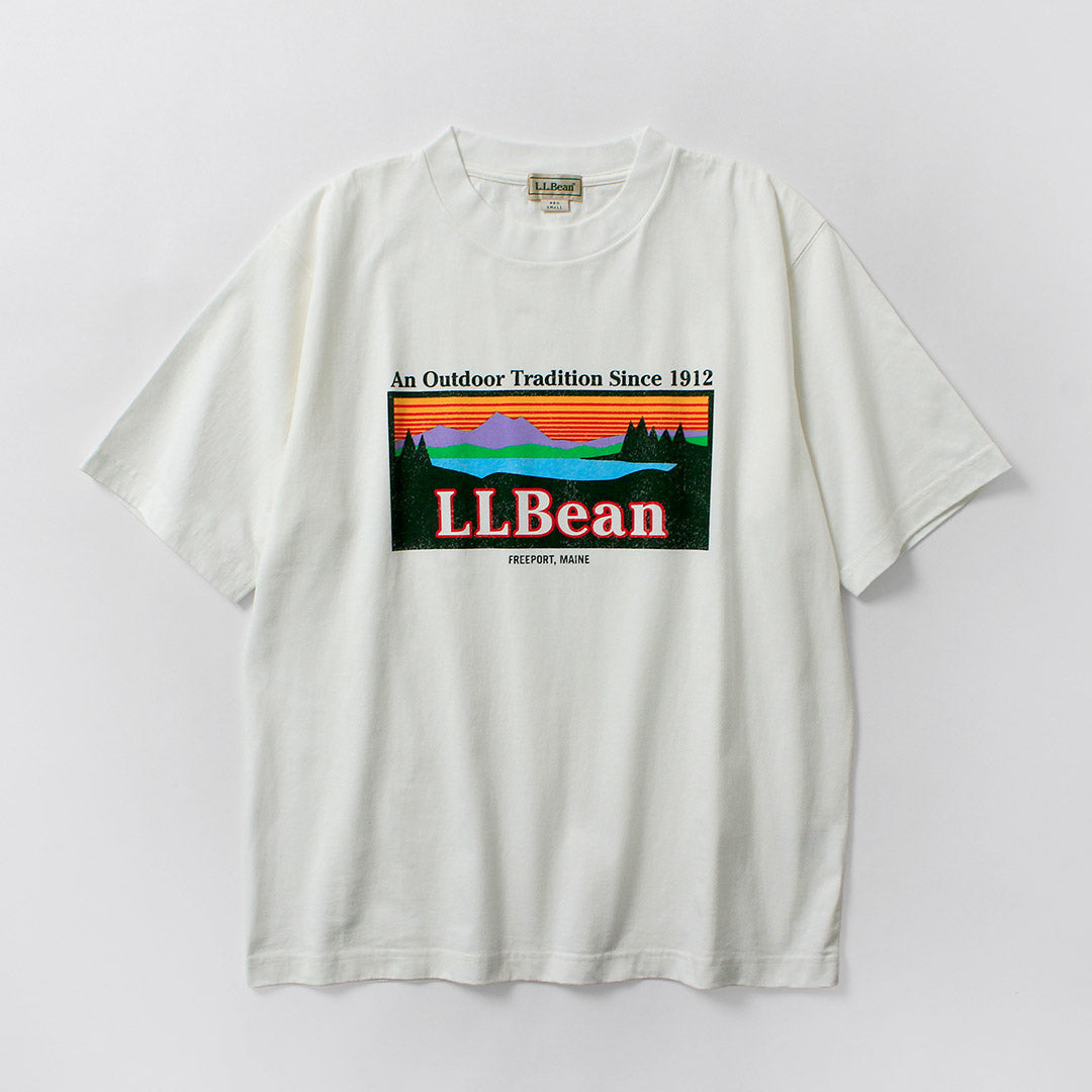 L.L.BEAN(エルエルビーン) モリル ショートスリーブ カタディンロゴ Tシャツ
