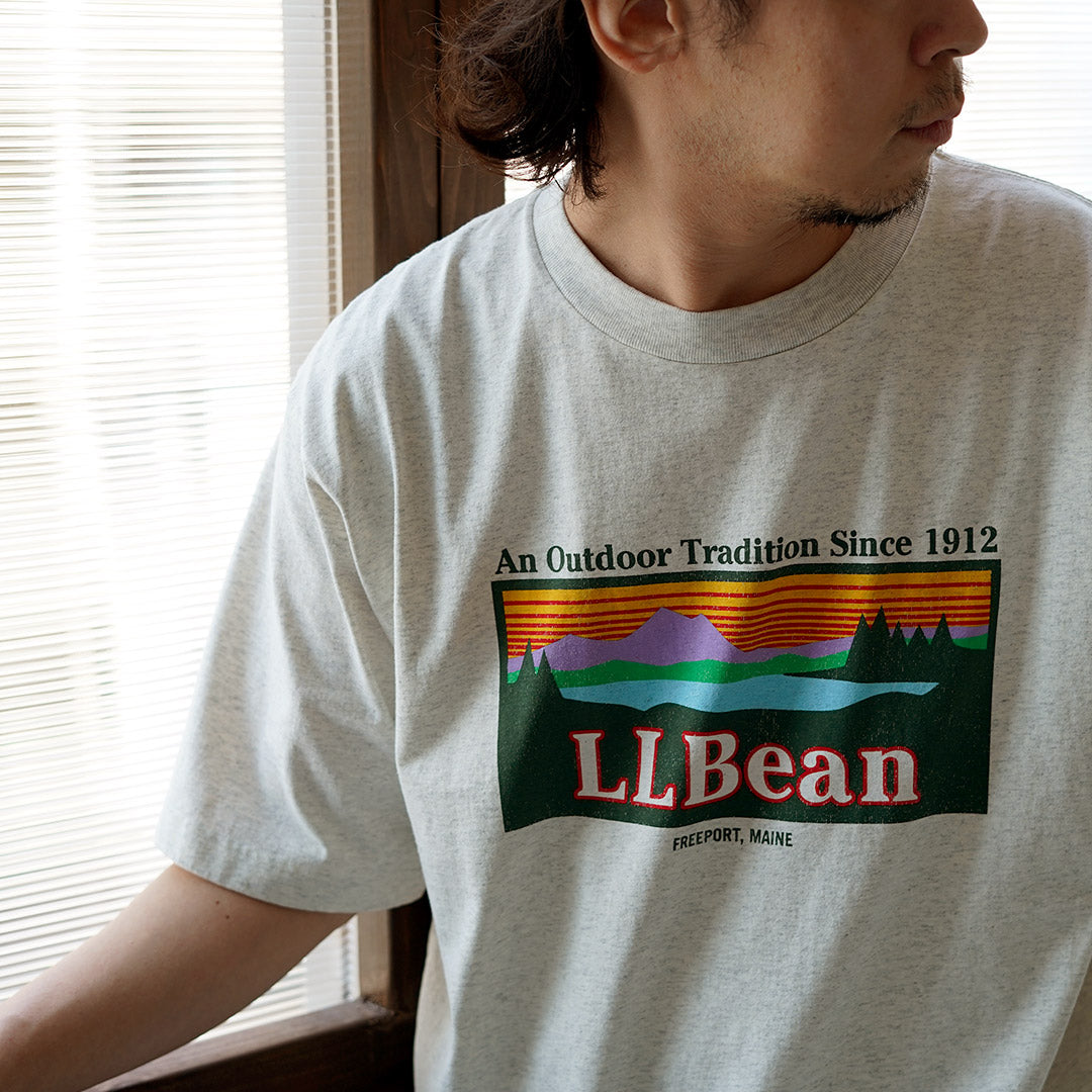 L.L.BEAN(エルエルビーン) モリル ショートスリーブ カタディンロゴ Tシャツ