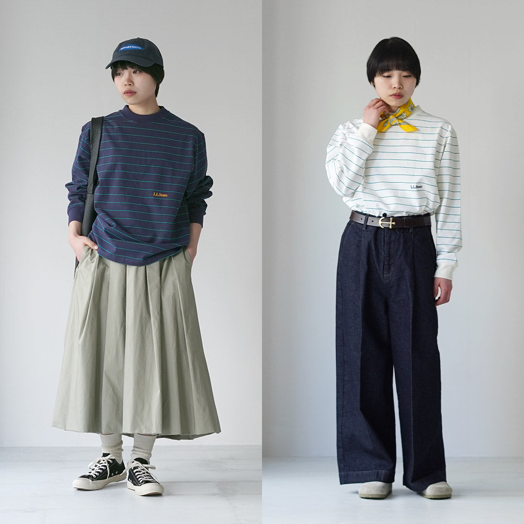 L.L.BEAN(エルエルビーン) ユニオン ロングスリーブ ストライプ Tシャツ