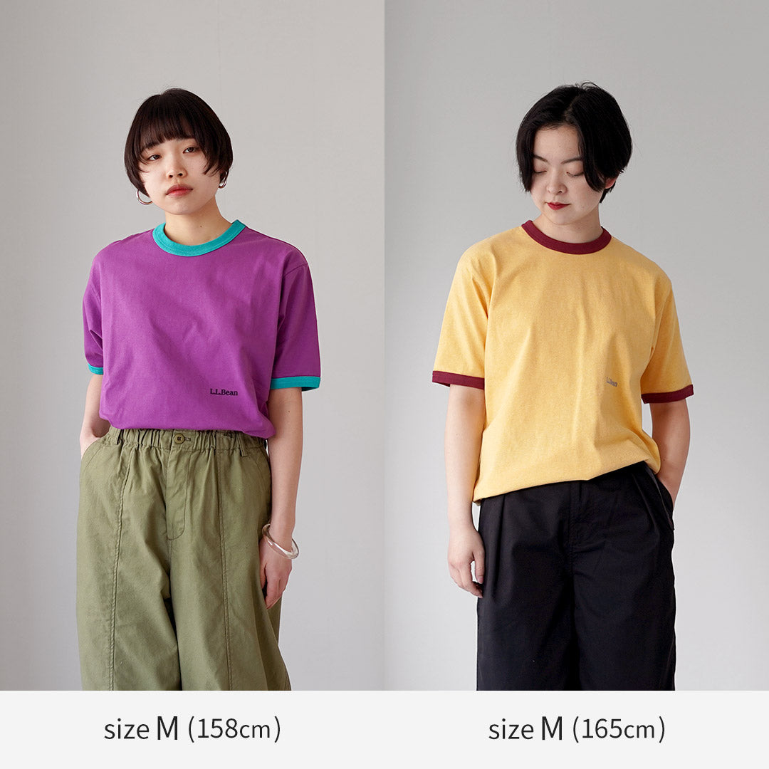 L.L.BEAN(エルエルビーン) モリル ショートスリーブ リンガー TEE レディース