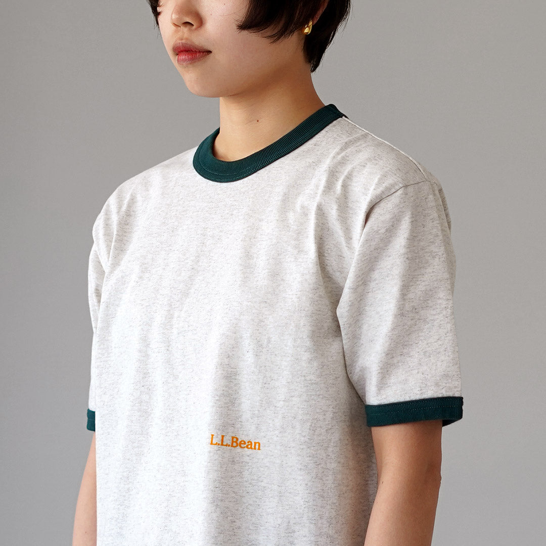 L.L.BEAN(エルエルビーン) モリル ショートスリーブ リンガー TEE レディース