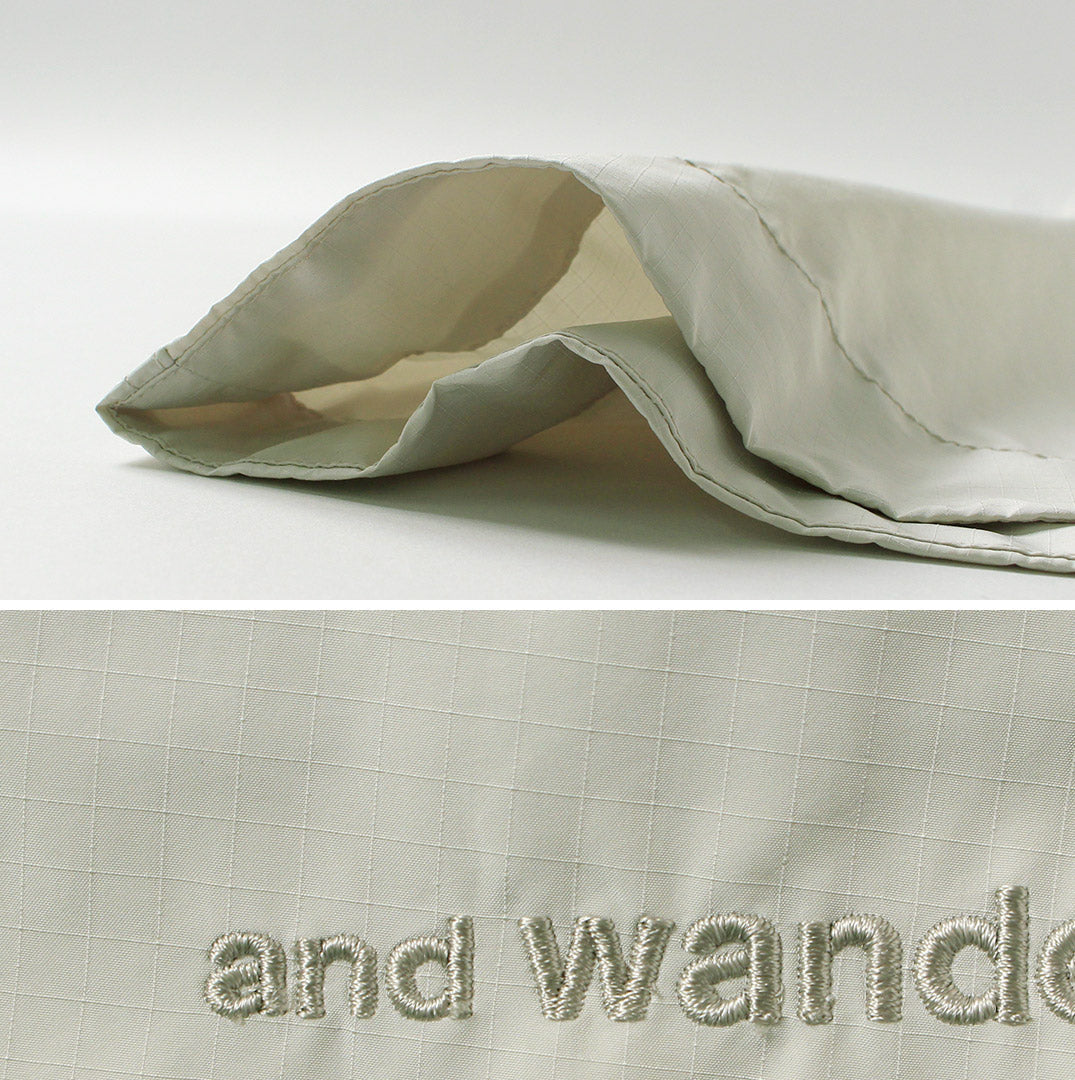 AND WANDER(アンドワンダー) オーバーサイズ カーゴスカート