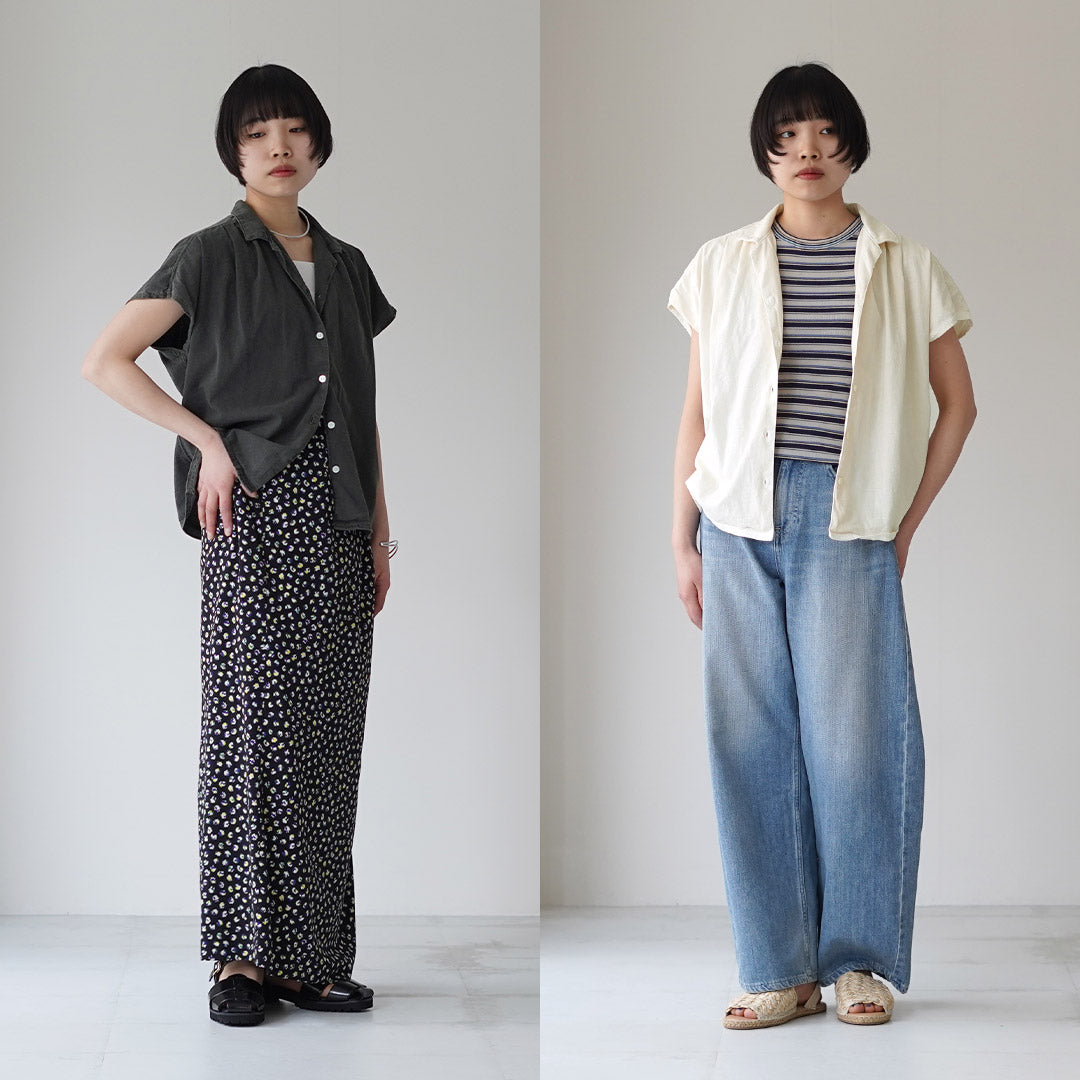GOOD ON(グッドオン) フレンチスリーブ シャツ 日本製