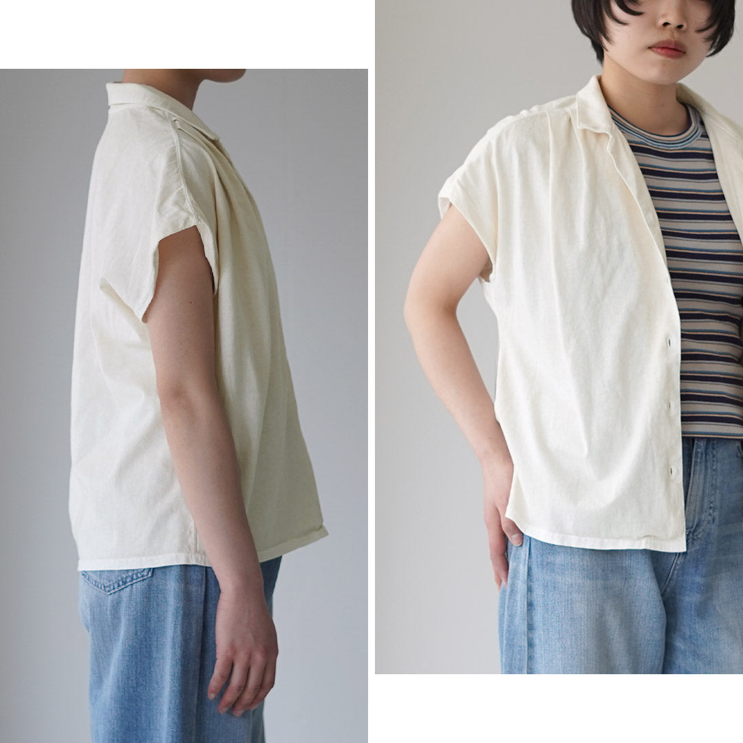 GOOD ON(グッドオン) フレンチスリーブ シャツ 日本製