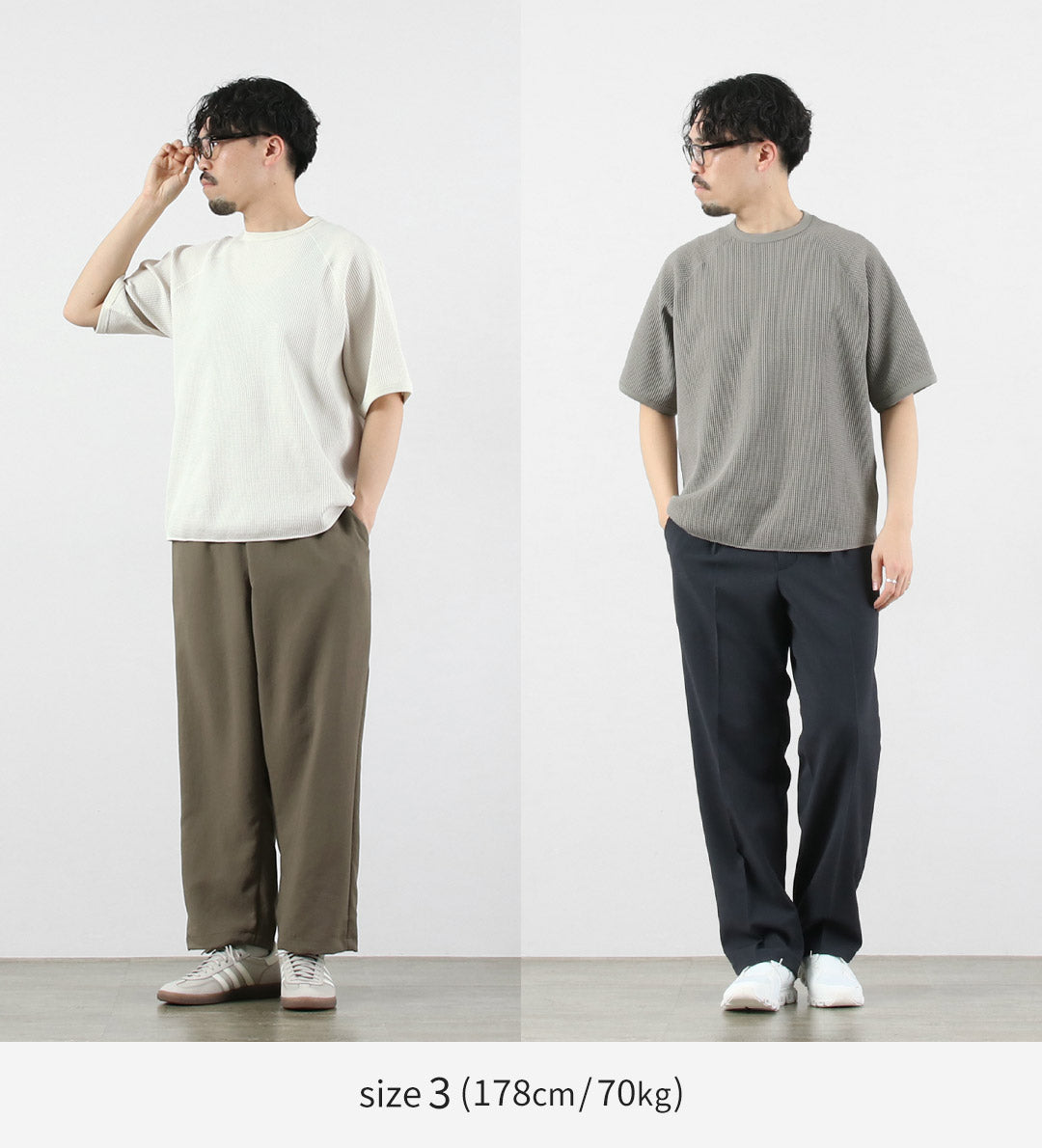 GOLDWIN(ゴールドウィン) ワッフル ライト Tシャツ ラグラン