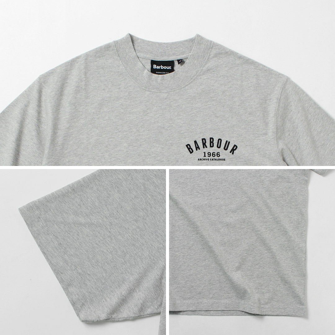 BARBOUR(バブアー) 1966グラフィック オーバーサイズ Tシャツ