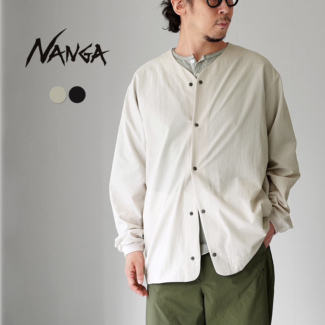 NANGA(ナンガ) ドットエアー コンフィー カーディガン / メンズ テーラード 吸水速乾 ストレッチ