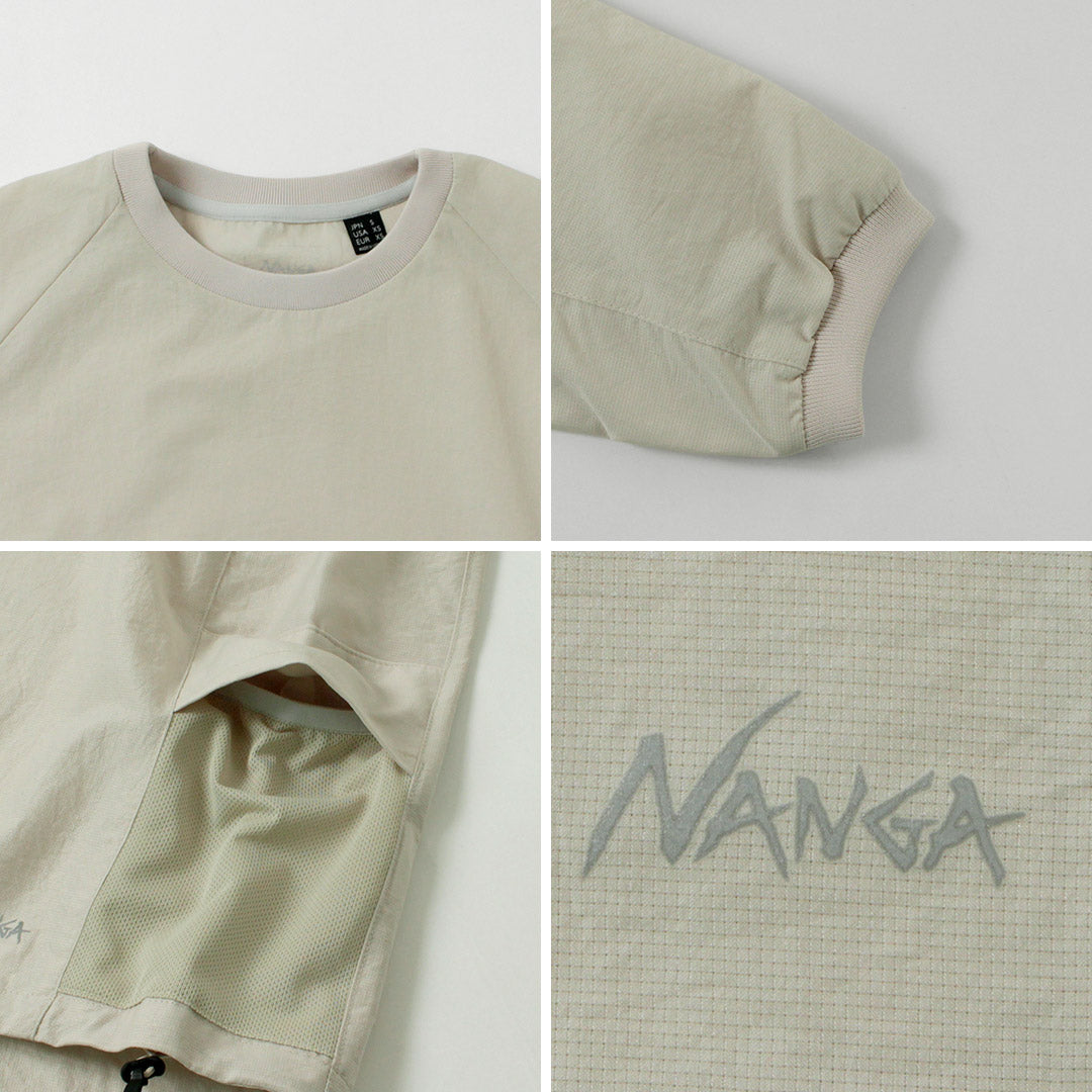 NANGA(ナンガ) ドットエアー コンフィー ロングスリーブTシャツ / メンズ 長袖 ロンT アウトドア 吸水速乾 ストレッチ