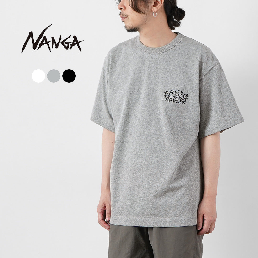 NANGA(ナンガ) エコハイブリッド ラインドローイング Tシャツ