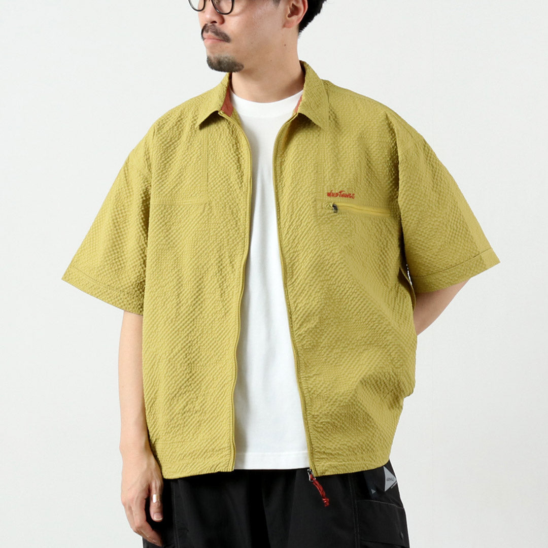 WILDTHINGS(ワイルドシングス) ゲッコー シアサッカー シャツ