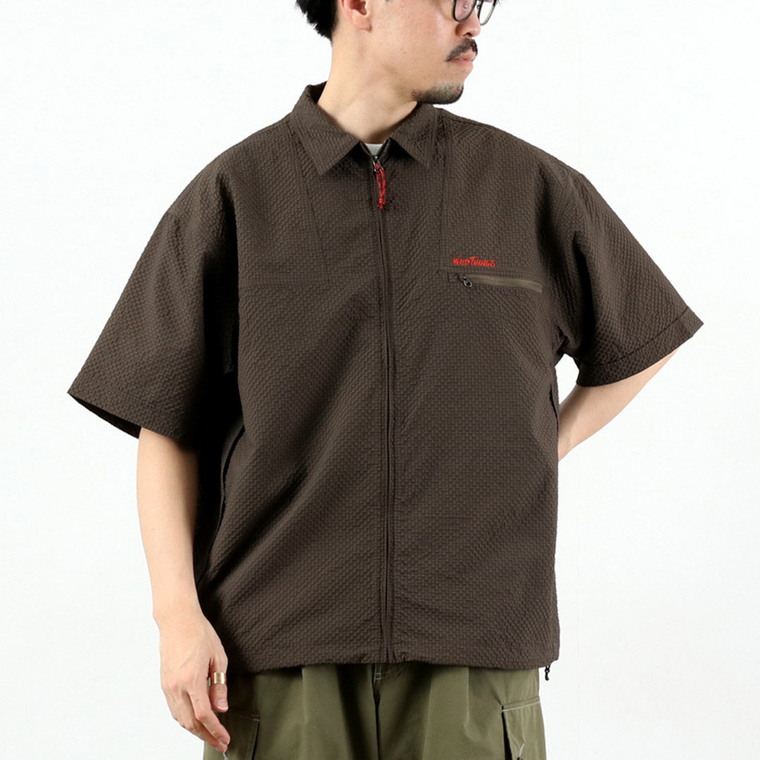 WILDTHINGS(ワイルドシングス) ゲッコー シアサッカー シャツ