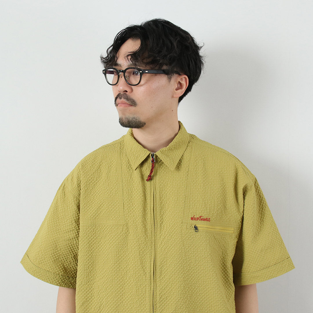 WILDTHINGS(ワイルドシングス) ゲッコー シアサッカー シャツ