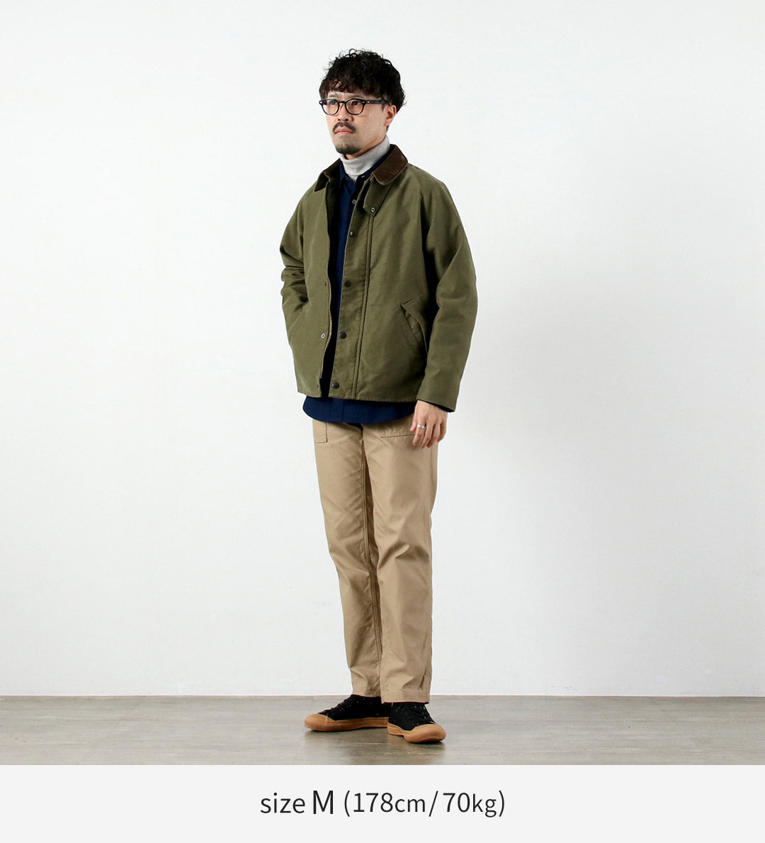 【予約販売:12月中旬発送予定】FOB FACTORY(FOBファクトリー) FRC008 別注 モールスキン ショート ライディングジャケット