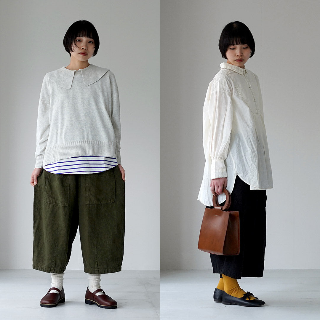 TUMUGU(ツムグ) ソリトリネン(2) 8分丈パンツ