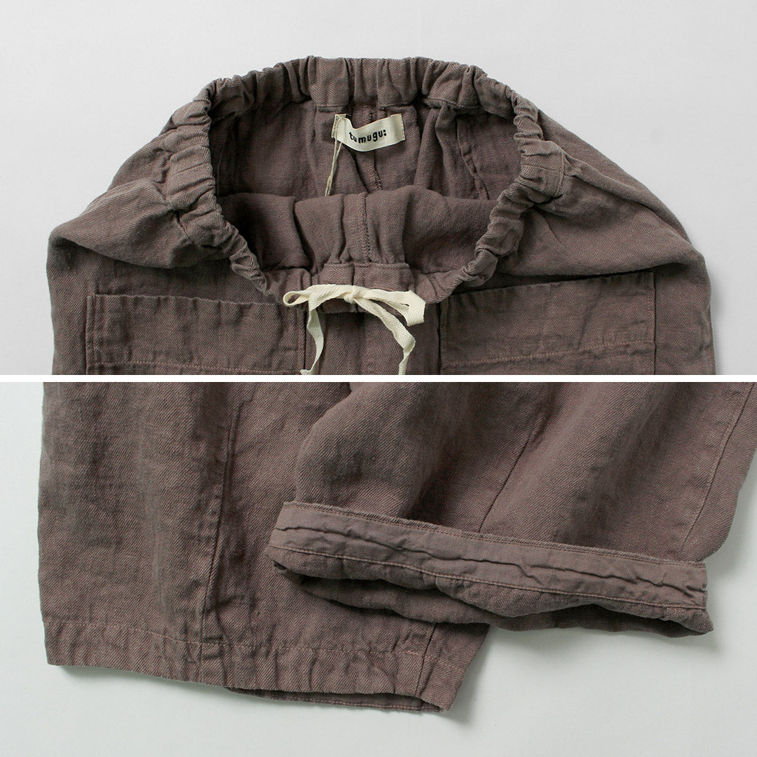 TUMUGU(ツムグ) ソリトリネン(2) 8分丈パンツ