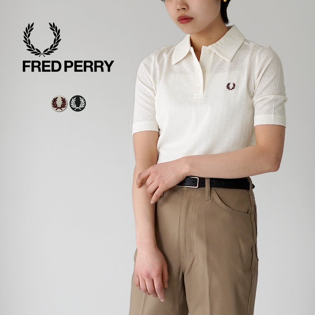 FRED PERRY(フレッドペリー) シアー リブ ポロシャツ