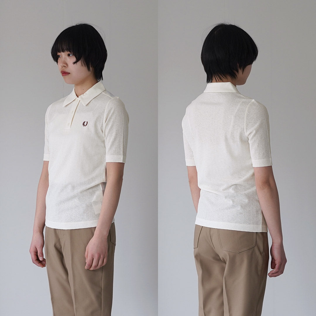 FRED PERRY(フレッドペリー) シアー リブ ポロシャツ