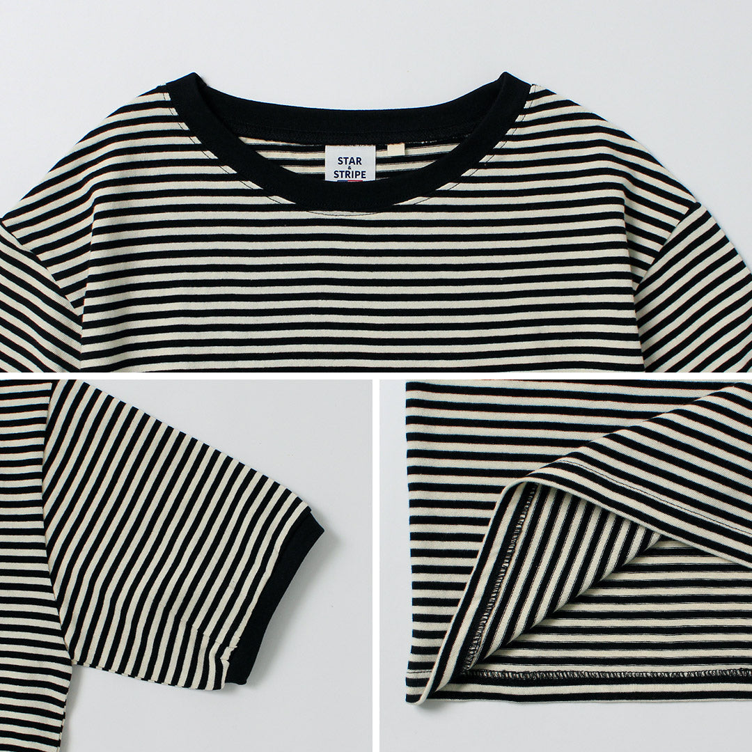 STAR STRIPE(スターストライプ) ボーダー リンガー Tシャツ