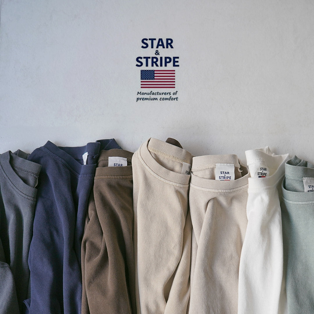 STAR STRIPE(スターストライプ) ルーズ Tシャツ 5分袖