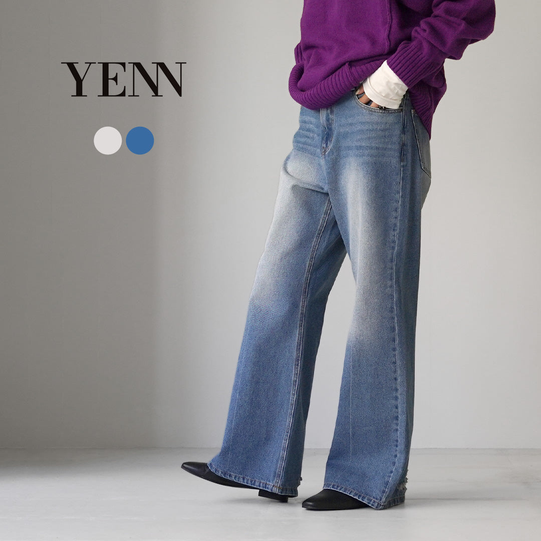 【30%OFF】YENN(イェン) ルーズフィット フレアパンツ