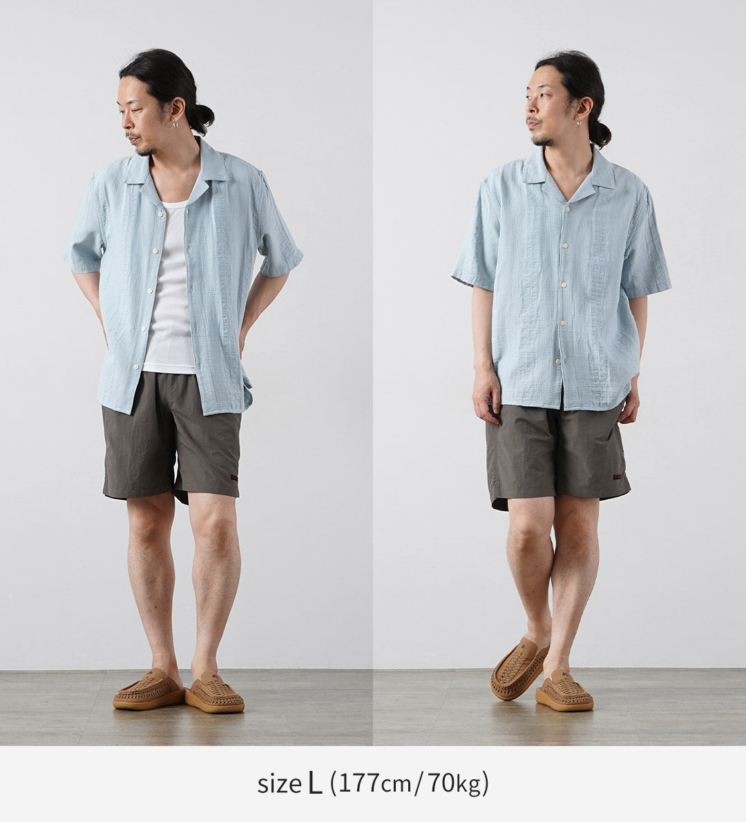 WAX LONDON(ワックスロンドン) ディドコット ショートスリーブシャツ ダブルウェーブ グリッド