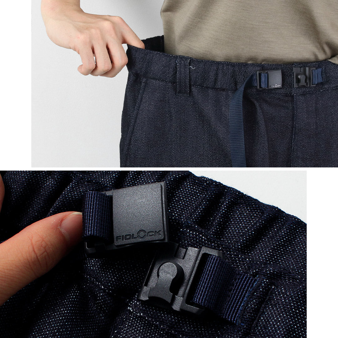 WHITE MOUNTAINEERING(ホワイトマウンテニアリング) ディッキーズコラボ デニムテーパードパンツ イージーパンツ