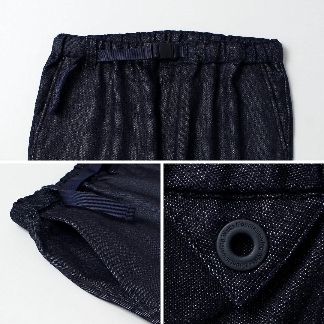 WHITE MOUNTAINEERING(ホワイトマウンテニアリング) ディッキーズコラボ デニムテーパードパンツ イージーパンツ