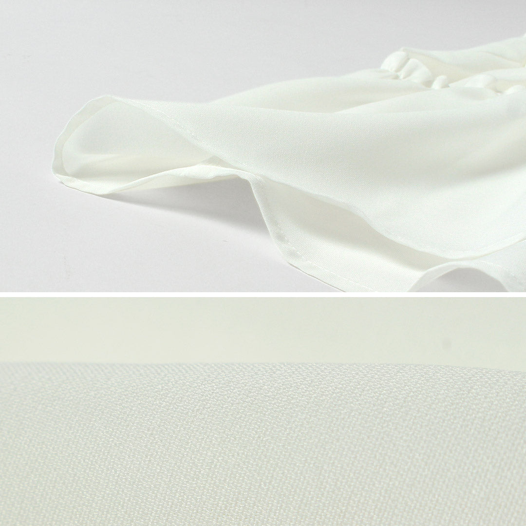 CYAN TOKYO(シアン トーキョー) シャーリング ティアードブラウス