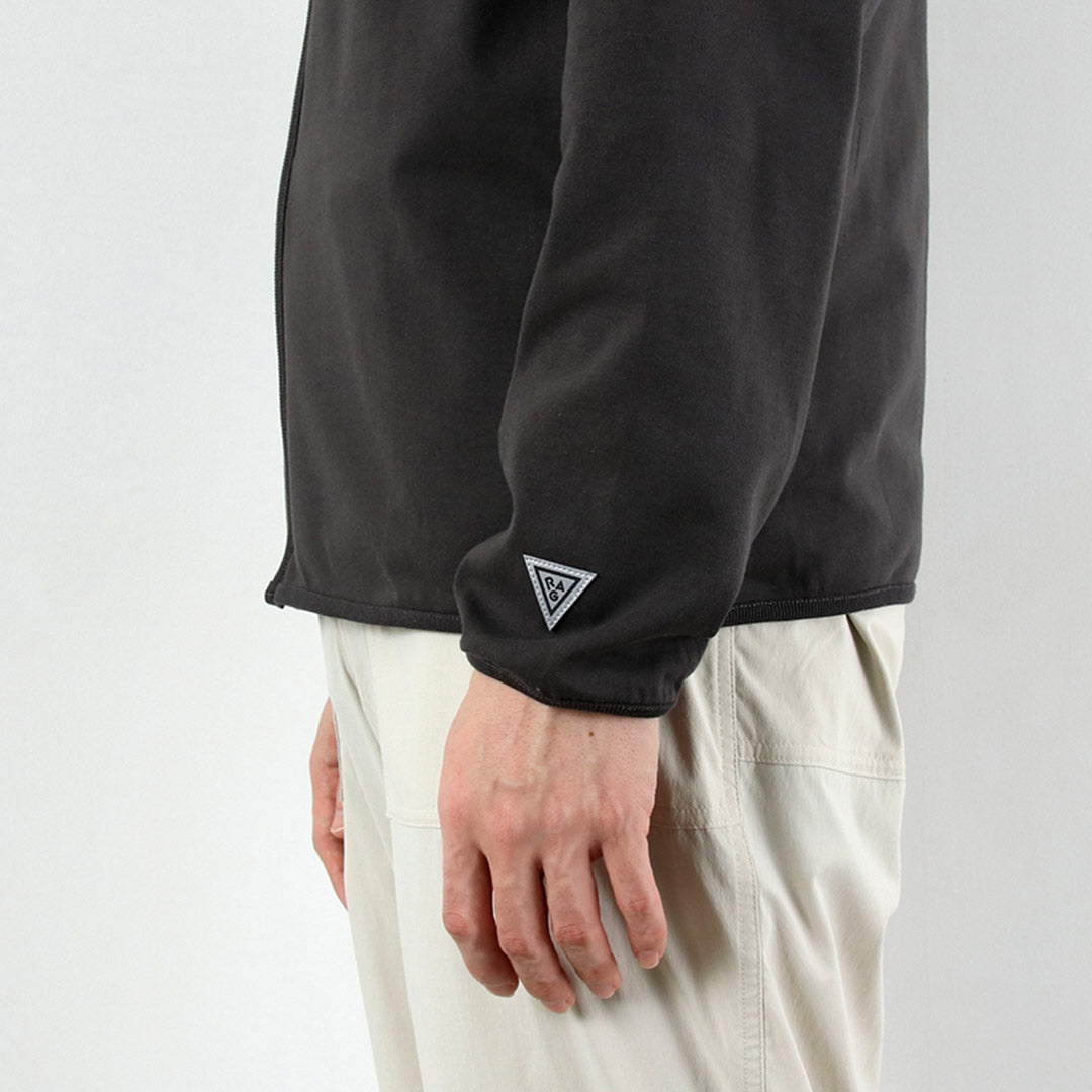 HEALTHKNIT(ヘルスニット) ×RAG 別注 ヘルスニット×ラグ S/S Teeジップパーカー オープンエンド ドライジャージ 抗菌・防臭加工