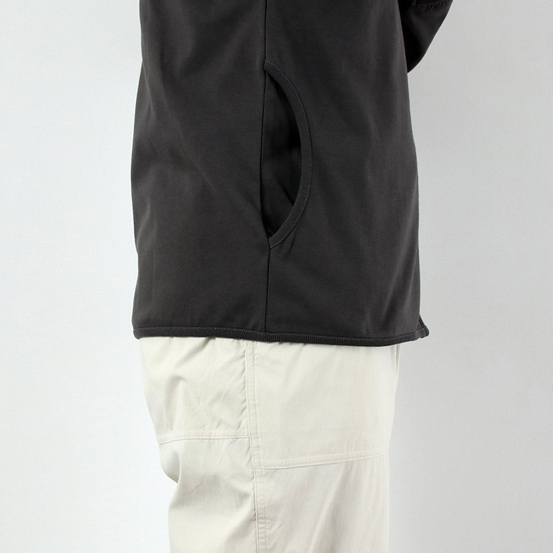 HEALTHKNIT(ヘルスニット) ×RAG 別注 ヘルスニット×ラグ S/S Teeジップパーカー オープンエンド ドライジャージ 抗菌・防臭加工