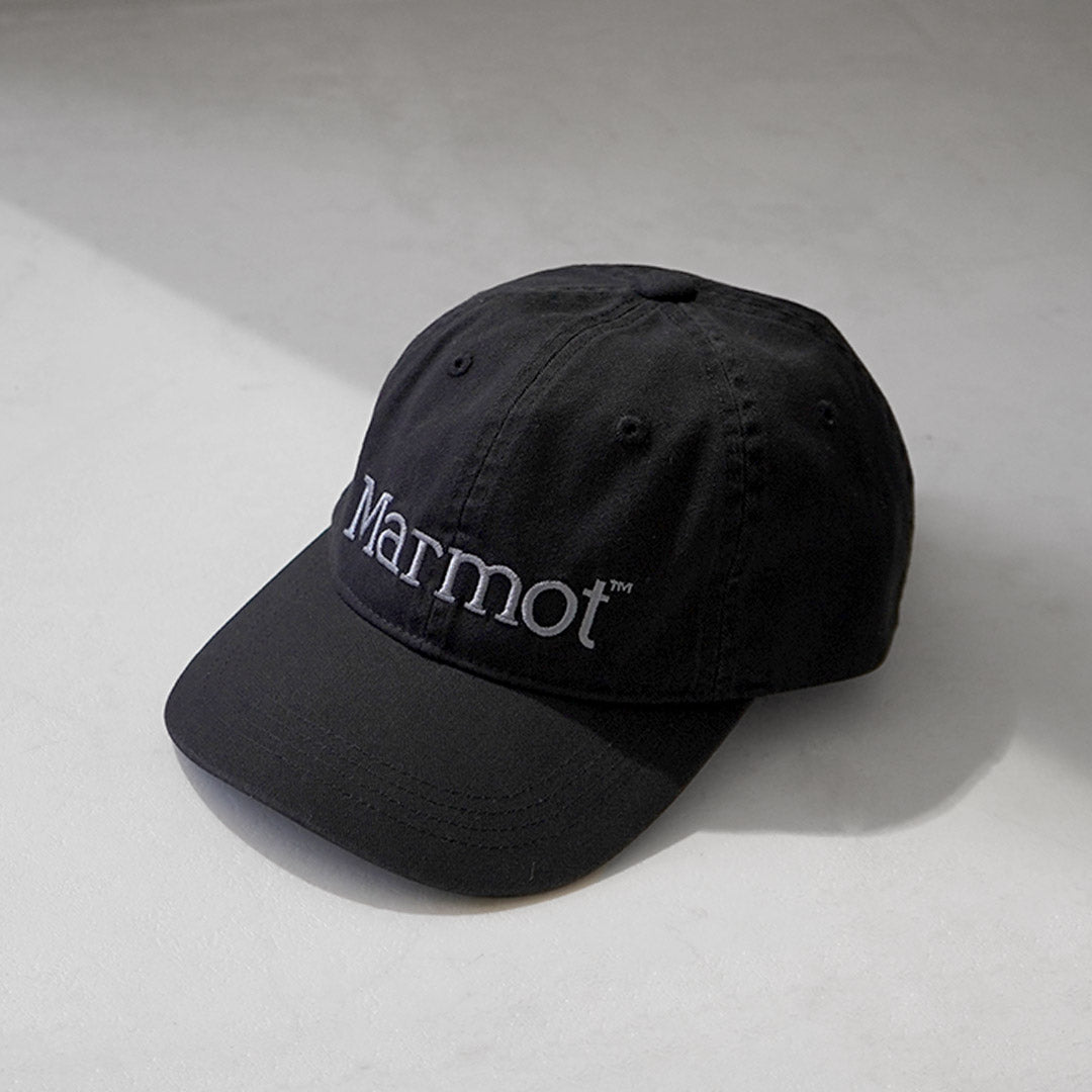 MARMOT（マーモット） ビッグロゴ キャップ / メンズ 刺繍 吸水速乾 UV