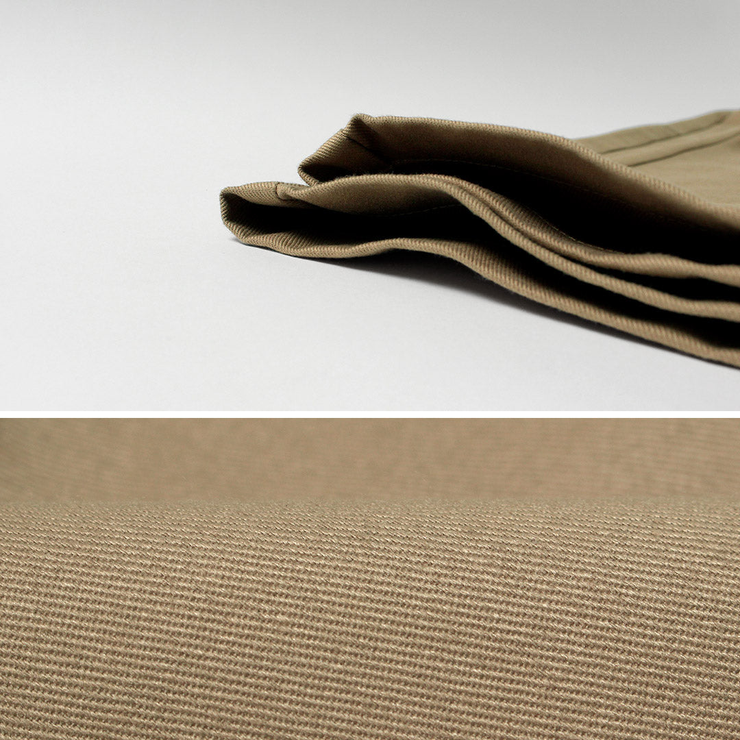 UNIVERSAL OVERALL(ユニバーサルオーバーオール) ヘリテージ T/C リラックス 1タックパンツ バイオウォッシュ STONE CARVER チノパン