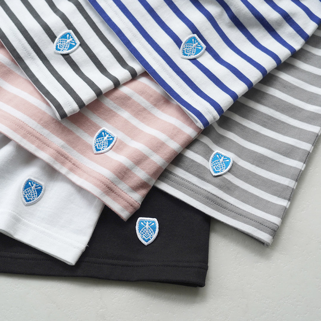 ORCIVAL(オーシバル) ボートネック ハーフスリーブ プルオーバー 5分袖 日本製
