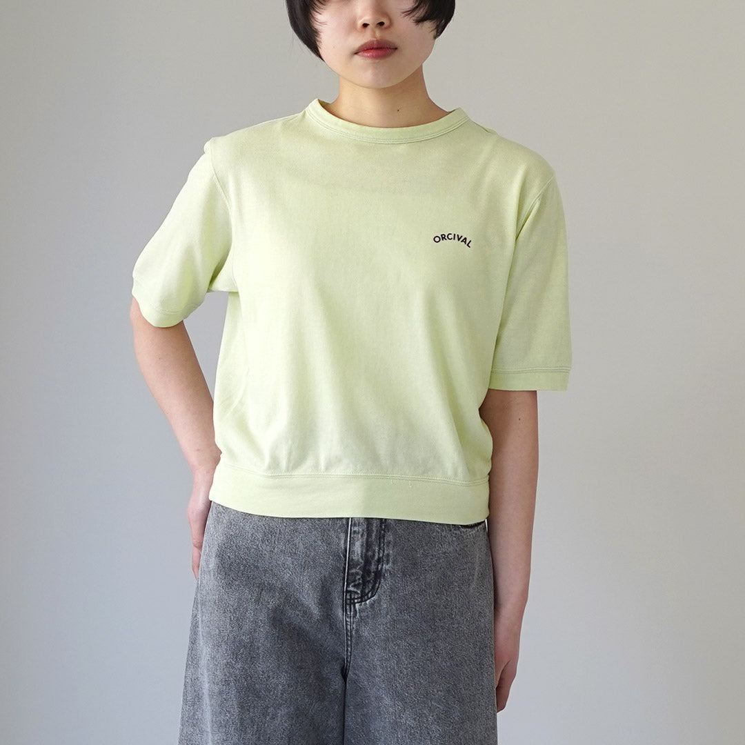 ORCIVAL(オーシバル) クルーネック ショートスリーブ プルオーバー 日本製