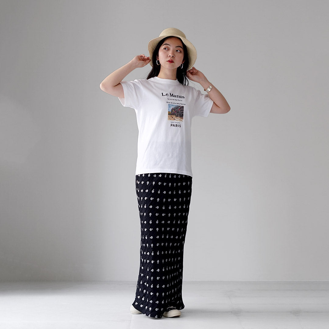 ANGE IN DISGUISE(アンジ イン ディスガイズ) ロゴ&フォト Tシャツ