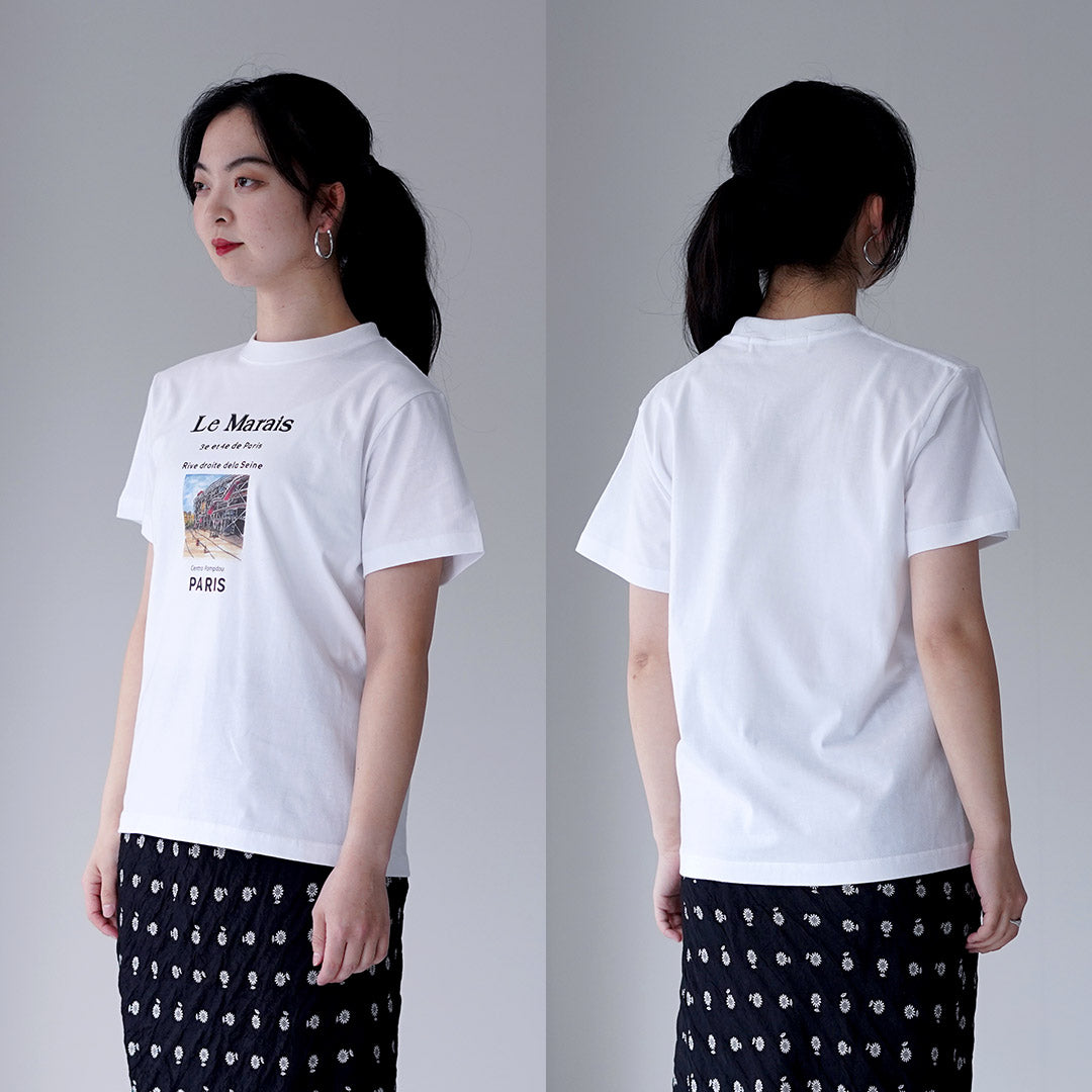 ANGE IN DISGUISE(アンジ イン ディスガイズ) ロゴ&フォト Tシャツ