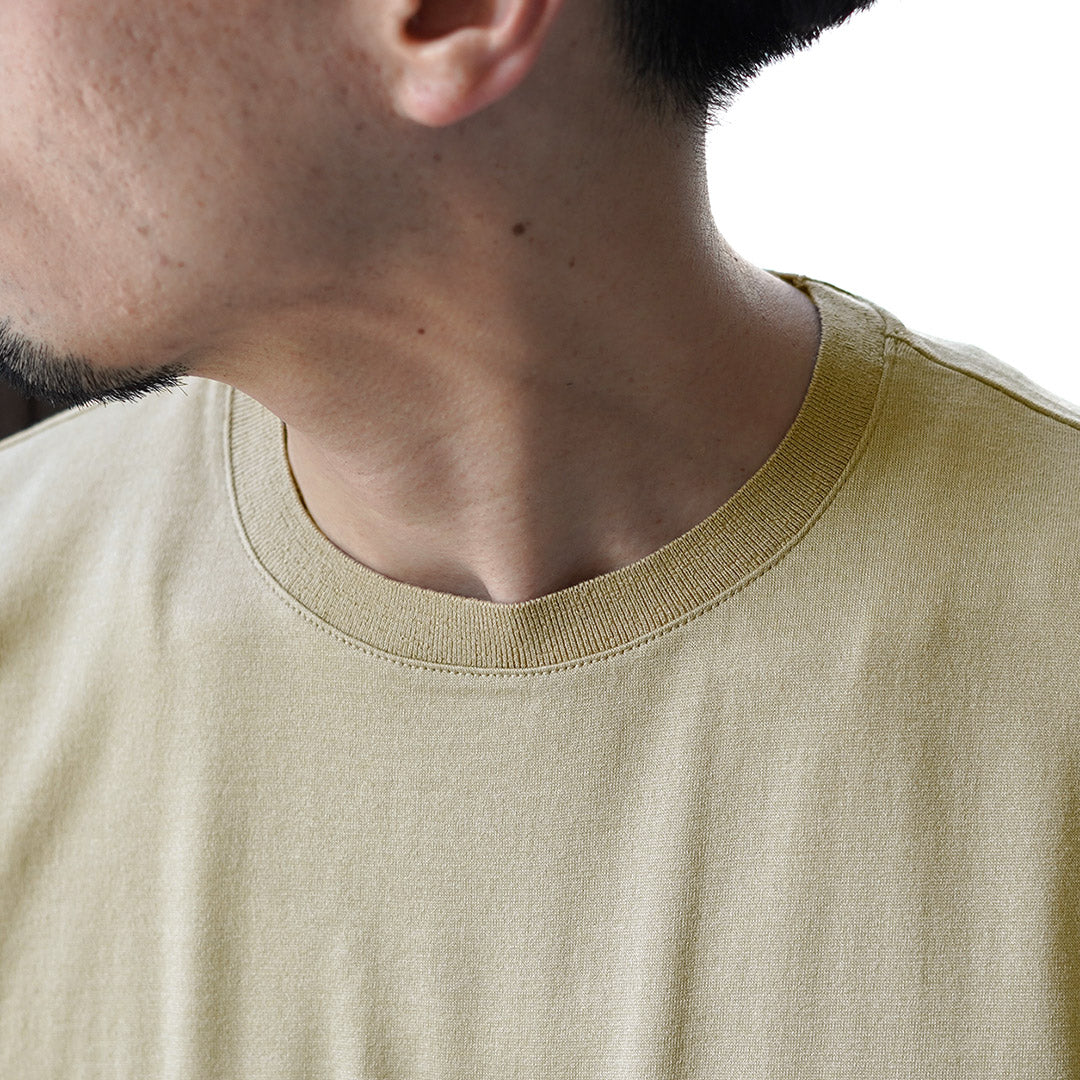 YONETOMI NEW BASIC(ヨネトミニューベーシック) ウールシルク ドレスTシャツ 日本製