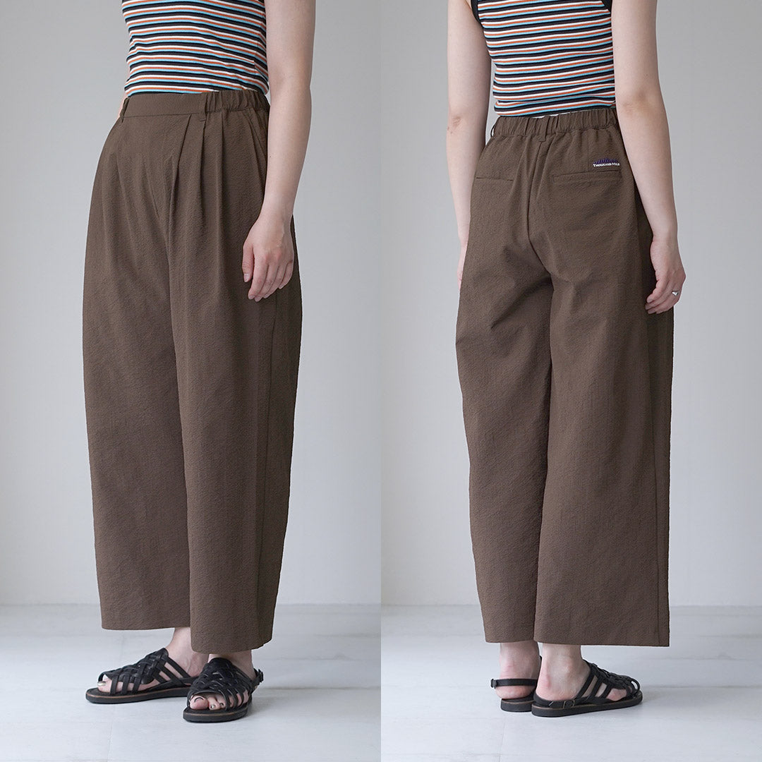 THOUSAND MILE(サウザンドマイル) シアサッカー ロングワイドパンツ