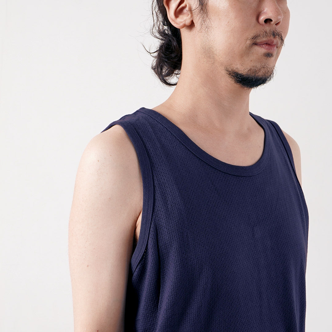 HEALTHKNIT(ヘルスニット) USコットン メッシュ タンクトップ